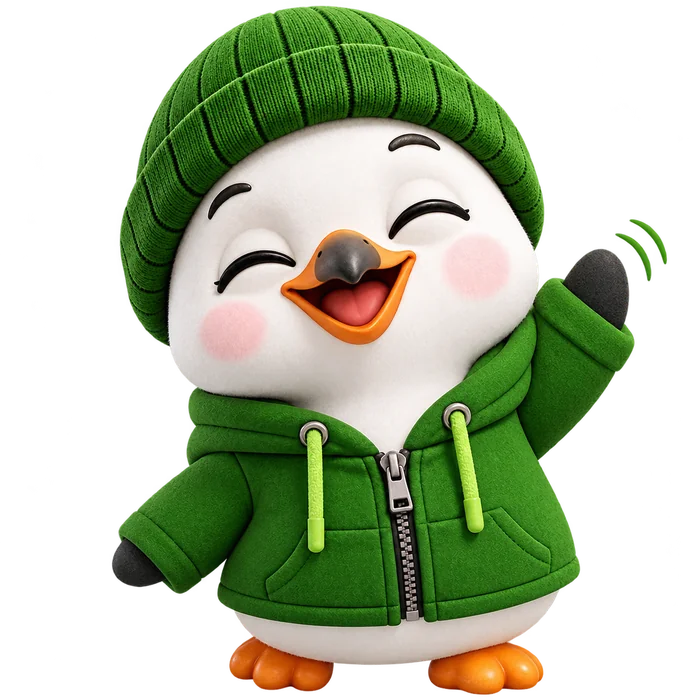 Maskot je nervózní